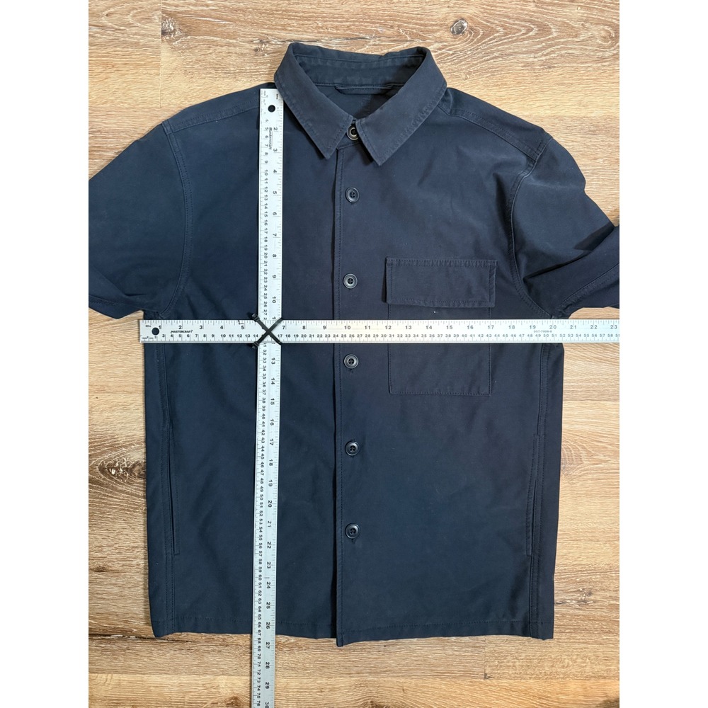 Uniqlo Mens Utility Overshirt Navy Blue XS Workwear Jacket 445053 - Picture 5 of 6